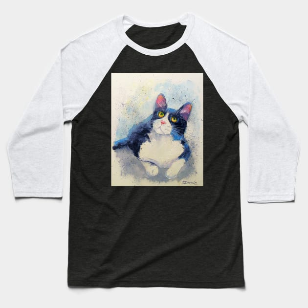 My cat Baseball T-Shirt by OLHADARCHUKART